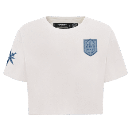 NHL VEGAS GOLDEN KNIGHTS VARSITY BLUES WOMEN'S BOXY TEE (LINEN)