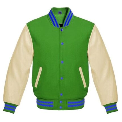 LIME FROST VARSITY JACKET